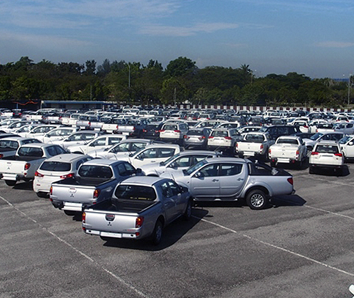 Mitsubishi Car Stockyard Management at Shah Alam