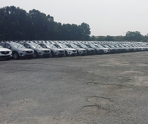 Mazda Car Stockyard Management at our 8.5 acres land